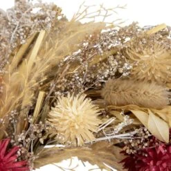Northlight Pampas Grass And Dried Fall Harvest Floral Wreath-11 In. -The Home Depot Shop northlight indoor fall decorations 35737354 fa 1000
