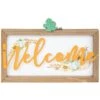 Northlight Pumpkins And Sunflowers Welcome Fall Harvest Wall Sign-11 In.