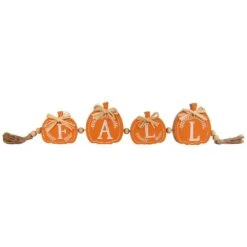 Northlight Mini Pumpkins Wooden Fall Harvest Sign-22 In.