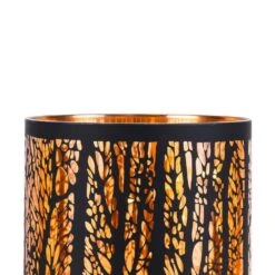 Northlight LED Lighted Forest Trees Glass Hurricane Fall Harvest Candle Decoration-7.75 In. -The Home Depot Shop northlight indoor fall decorations 35774311 44 1000