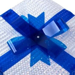 Northlight 12 In. White And Blue Shimmering Lighted Hanukkah Gift Box (3-Pack) -The Home Depot Shop northlight indoor hanukkah decorations 32912647 fa 1000