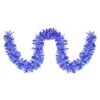 Northlight 50 Ft. Blue And White Unlit Wide Cut Christmas Tinsel Garland