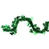 Northlight 300 In. Unlit Green St. Patrick's Day Irish Shamrock Tinsel Garland