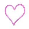 Northlight 13.5 In. Neon Style LED Lighted Valentine's Day Heart Window Silhouette Sign