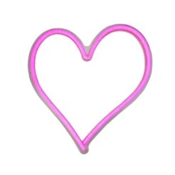 Northlight 13.5 In. Neon Style LED Lighted Valentine's Day Heart Window Silhouette Sign