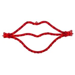 Northlight 17.5 In. 35-Count Red Mini Incandescent Lighted Lips Valentine's Day Window Silhouette