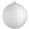 Northlight Tinsel Inflatable Christmas Ball Ornament Outdoor Commercial Decoration - 27.5 In. - White