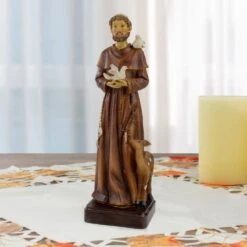 Northlight 12 .5" St. Francis Of Assisi Religious Figurine -The Home Depot Shop northlight seasonal decorations 34338748 31 1000
