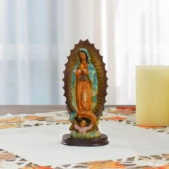 Northlight 9 .25" Our Lady Of Guadalupe And Baby Jesus Religious Figurine -The Home Depot Shop northlight seasonal decorations 34338749 31 1000