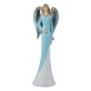 Northlight 6 .5" Blue And White Tabletop Angel Figurine Holding A Star