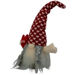 Northlight 13 In. Lighted Girl Valentine's Day Gnome With Love Heart -The Home Depot Shop northlight seasonal decorations 35118074 4f 1000