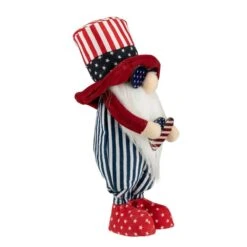 Northlight 12.25 In. Patriotic Heart 4th Of July Americana Gnome -The Home Depot Shop northlight seasonal decorations 35118102 4f 1000