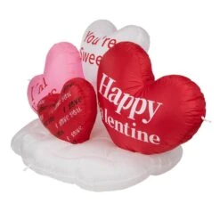Northlight 5 Ft. Inflatable Lighted Valentine's Day Conversation Hearts Outdoor Decoration -The Home Depot Shop northlight seasonal decorations 35118807 1f 1000