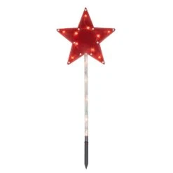 Northlight Americana Stars 4th Of July Pathway Marker Lawn Stakes Clear Lights (4-Count) -The Home Depot Shop northlight seasonal decorations 35128601 1f 1000