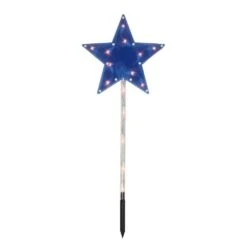 Northlight Americana Stars 4th Of July Pathway Marker Lawn Stakes Clear Lights (4-Count) -The Home Depot Shop northlight seasonal decorations 35128601 4f 1000
