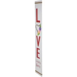 Northlight 39.25" "Love Lives Here" Wooden Valentine's Day Porch Board Sign Decoration 10 Northlight 39.25" "Love Lives Here" Wooden Valentine's Day Porch Board Sign Decoration -The Home Depot Shop northlight seasonal decorations 35737596 44 1000