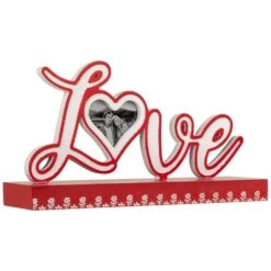 Northlight Heart And Floral "Love" Valentine's Day Photo Frame-12 In. 10 Northlight Heart And Floral "Love" Valentine's Day Photo Frame-12 In. -The Home Depot Shop northlight seasonal decorations 35747141 44 1000
