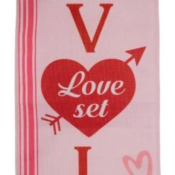 Northlight Set Of 2 Pink "Welcome" And "Happy Valentine's Day" Outdoor Door Banners 71" -The Home Depot Shop northlight seasonal decorations 35747360 1f 1000