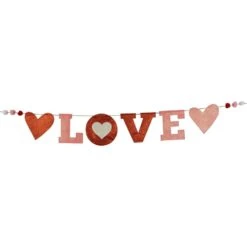 Northlight 8.5 In. Glittered "Love" Valentine's Day Wall Banner Decoration