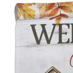 Northlight Welcome Friends Fall Harvest Outdoor Garden Flag-18 In. X 12.5 In. -The Home Depot Shop northlight seasonal decorations 35766478 44 1000