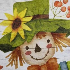 Northlight 40 In. X 28 In. Scarecrow "Welcome Friends" Fall Harvest Outdoor House Flag -The Home Depot Shop northlight seasonal decorations 35766480 1f 1000