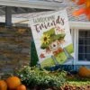 Northlight 40 In. X 28 In. Scarecrow "Welcome Friends" Fall Harvest Outdoor House Flag