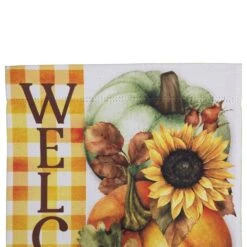 Northlight Pumpkins And Sunflowers Welcome Fall Harvest Outdoor Garden Flag-18 In. X 12.5 In. 9 Northlight Pumpkins And Sunflowers Welcome Fall Harvest Outdoor Garden Flag-18 In. X 12.5 In. -The Home Depot Shop northlight seasonal decorations 35766481 44 1000