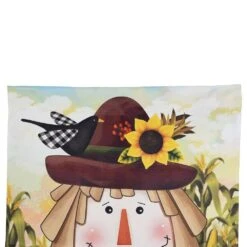 Northlight 40 In. X 28 In. Scarecrow Fall Harvest Outdoor House Flag -The Home Depot Shop northlight seasonal decorations 35766482 44 1000