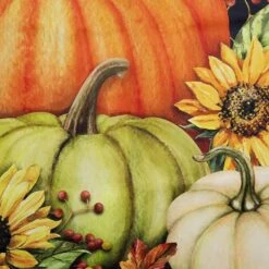 Northlight 40 In. X 28 In. Pumpkins And Sunflowers Hello Autumn Outdoor Fall Harvest House Flag -The Home Depot Shop northlight seasonal decorations 35766483 1f 1000