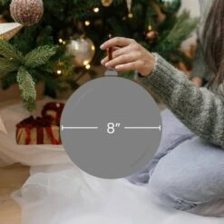 Northlight 8 In. (200 Mm) Green Xmas Commercial Shatterproof Matte Christmas Ball Ornament -The Home Depot Shop northlight single christmas ornaments 32911636 1f 1000