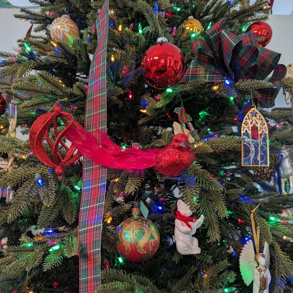 Northlight 7 In. Red Glittered Bird With Feathers Christmas Clip On Ornament 4 Northlight 7 In. Red Glittered Bird With Feathers Christmas Clip On Ornament - Image 4