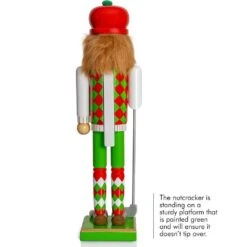 15 In. Wooden Golf Player Christmas Nutcracker-Red And Green Golfer With Club And Ball Holiday Nutcracker Figure Decor 10 15 In. Wooden Golf Player Christmas Nutcracker-Red And Green Golfer With Club And Ball Holiday Nutcracker Figure Decor -The Home Depot Shop ornativity christmas figurines or 175 44 1000