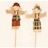 12 In. Scarecrow Pick On 10 In. Stick (4-Set Of 2)
