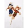 15 In. Scarecrow On 9 In. Pick (Set-6)