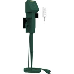 Stanley Outdoor Plug-Bank 6-Remote Control (Pack Of 1)