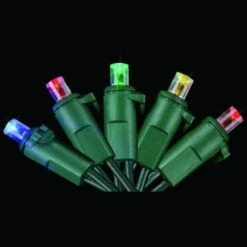 60-Light LED Multicolor Dome Light Set