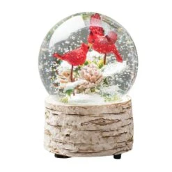 5 In. Cardinal Musical Christmas Waterglobe