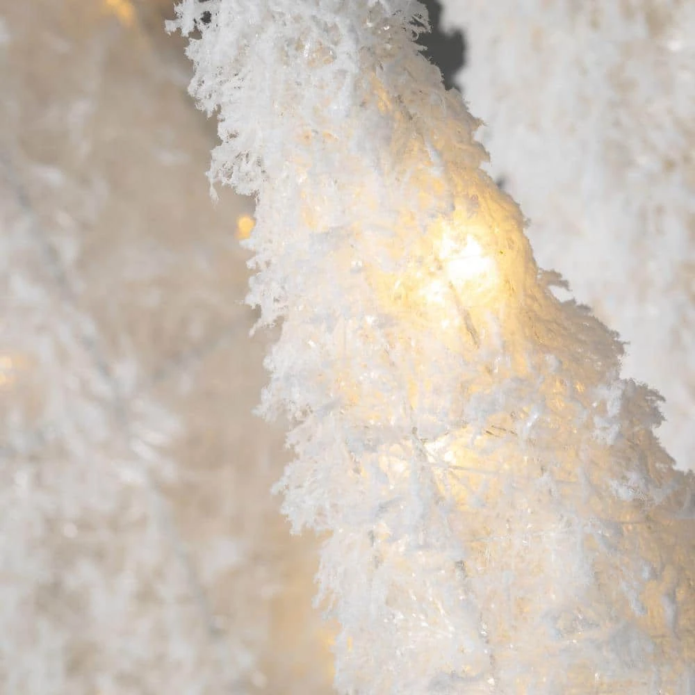 31.75 In. 24 In. And 16 In. Large Lighted Cone Trees - Set Of 3, White 2 31.75 In. 24 In. And 16 In. Large Lighted Cone Trees - Set Of 3, White - Image 2