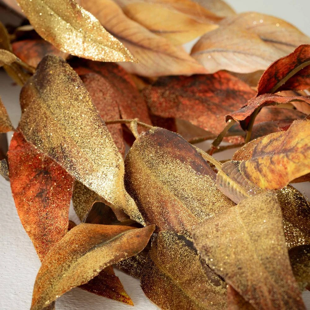 5 Ft. Eucalyptus Unlit Artificial Fall Garland Set Of 3 2 5 Ft. Eucalyptus Unlit Artificial Fall Garland Set Of 3 - Image 2