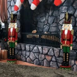 37 In. Kristoff The Nutcracker Soldier Christmas Decor (Set Of 2) 21 37 In. Kristoff The Nutcracker Soldier Christmas Decor (Set Of 2) -The Home Depot Shop sunnydaze christmas yard decorations fc 438 2pk 31 1000