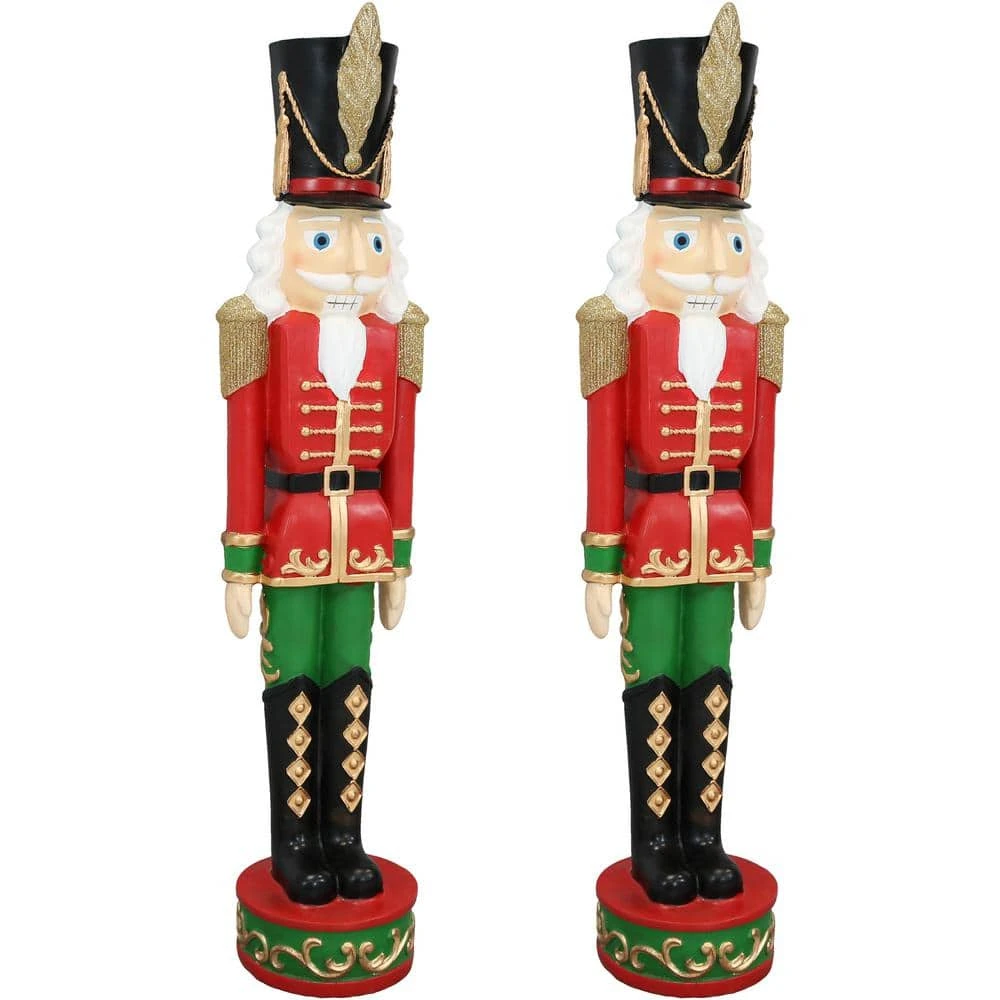 37 In. Kristoff The Nutcracker Soldier Christmas Decor (Set Of 2) 1 37 In. Kristoff The Nutcracker Soldier Christmas Decor (Set Of 2)