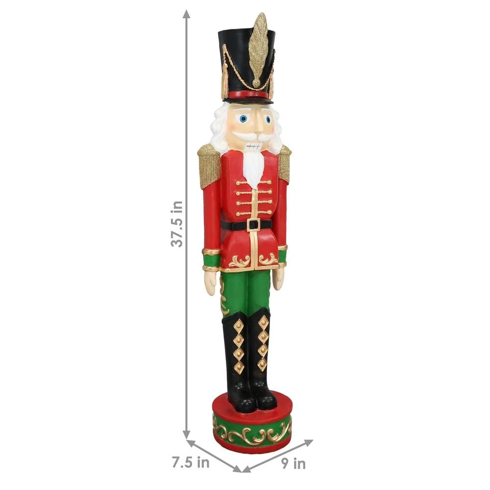 37 In. Kristoff The Nutcracker Soldier Christmas Decor (Set Of 2) 4 37 In. Kristoff The Nutcracker Soldier Christmas Decor (Set Of 2) - Image 4
