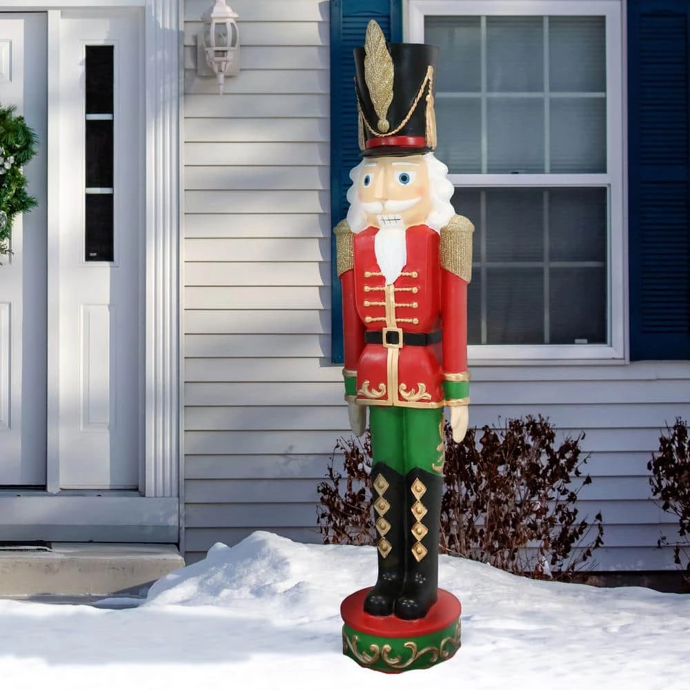 37 In. Kristoff The Nutcracker Soldier Christmas Decor (Set Of 2) 2 37 In. Kristoff The Nutcracker Soldier Christmas Decor (Set Of 2) - Image 2