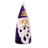 Louisiana State University Santa LED Christmas Garden Statuary, 8 In.