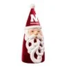 University Of Nebraska Santa LED Christmas Garden Statuary, 8 In.