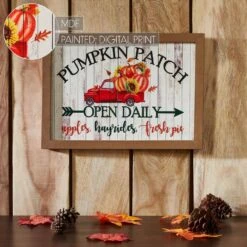 10 In. Shiplap Pumpkin Patch Fall Red Truck Harvest Wall Sign 13 10 In. Shiplap Pumpkin Patch Fall Red Truck Harvest Wall Sign -The Home Depot Shop vhc brands indoor fall decorations 85379 76 1000
