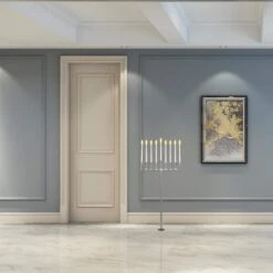 Vintiquewise Industrial Galvanized Antique Silver Metal Pipe Hanukkah Menorah 10 Vintiquewise Industrial Galvanized Antique Silver Metal Pipe Hanukkah Menorah -The Home Depot Shop vintiquewise menorahs qi004137 c3 1000