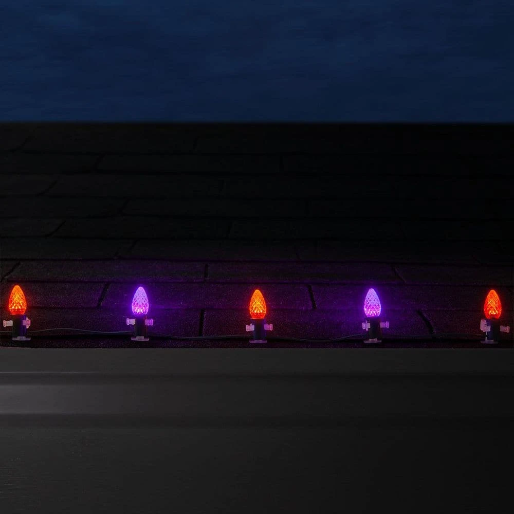 OptiCore C7 LED Purple Faceted Shatter-Resistant Replacement Light Bulbs (25-Pack) 7 OptiCore C7 LED Purple Faceted Shatter-Resistant Replacement Light Bulbs (25-Pack) - Image 7