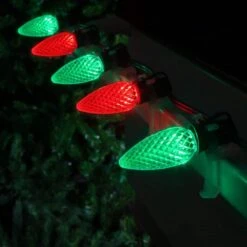 OptiCore C9 LED Red Faceted Shatter-Resistant Christmas Light Bulbs (25-Pack) -The Home Depot Shop wintergreen lighting christmas light bulbs 72646 fa 1000