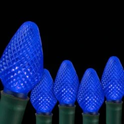 SuperBright 16 Ft. 25-Light LED Blue C7 String Light Set